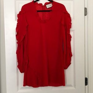 Crimson red dress by ALEXIS